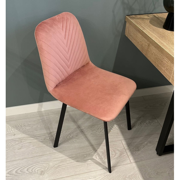 Стул Impulse Viva Розовый Велюр-2