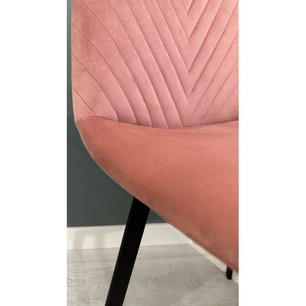 Стул Impulse Viva Розовый Велюр-6