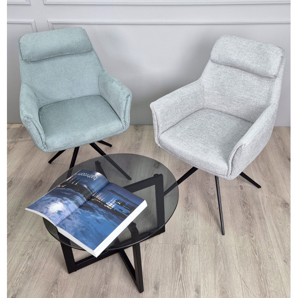 Стул Intarsio Adrian Ментол Ткань-4