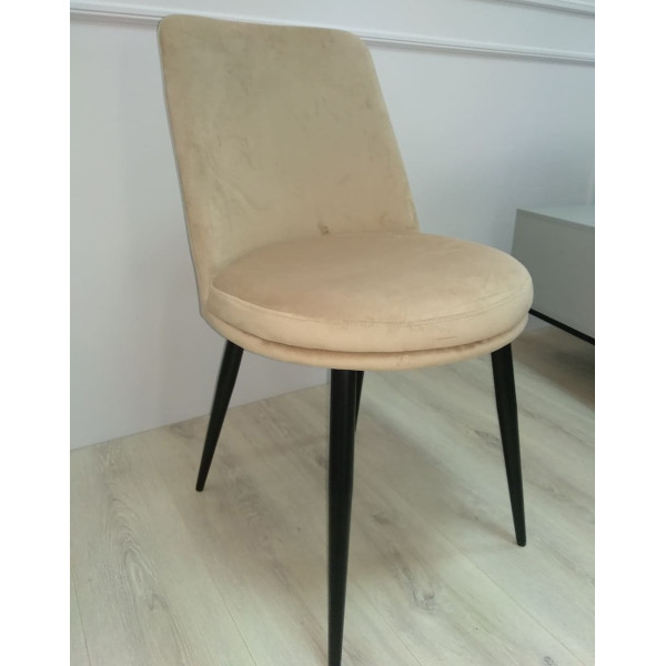 Стул Intarsio Ava Бежевый Велюр-2