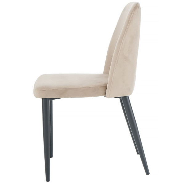 Стул Intarsio Bull Темно-бежевый Велюр-7