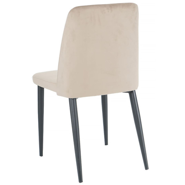 Стул Intarsio Bull Темно-бежевый Велюр-8