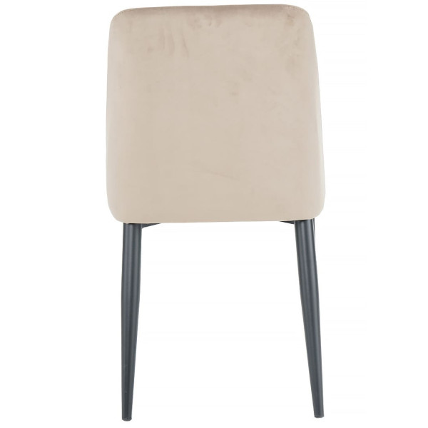 Стул Intarsio Bull Темно-бежевый Велюр-9