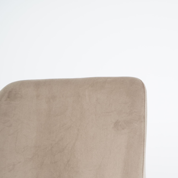 Стул Intarsio Bull Темно-бежевый Велюр-11