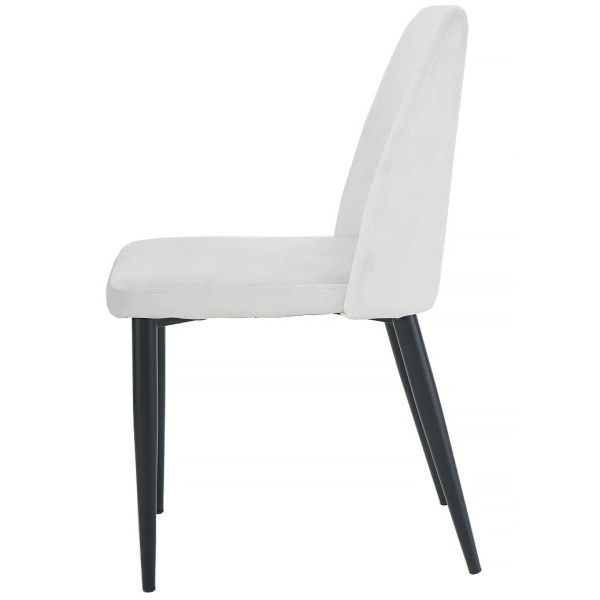 Стул Intarsio Bull Светло-серый Велюр-4