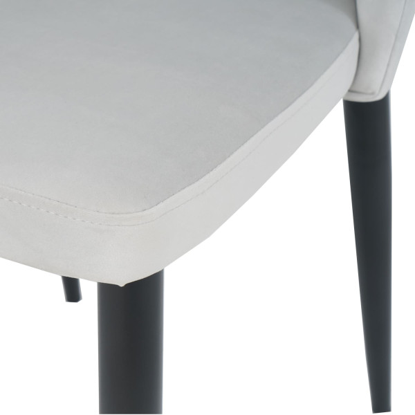 Стул Intarsio Bull Светло-серый Велюр-7