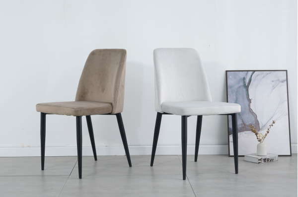 Стул Intarsio Bull Светло-серый Велюр-2