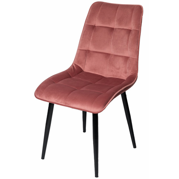 Стул Intarsio Charlie Античная роза Велюр-1