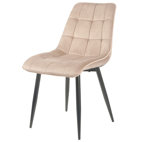 Стілець Intarsio Charlie Бежевий Велюр-0