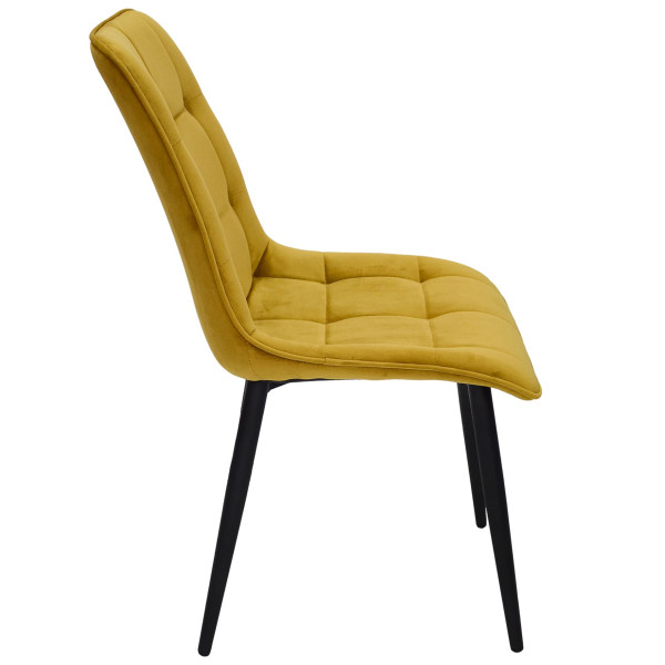 Стілець Intarsio Charlie Карі Велюр-4