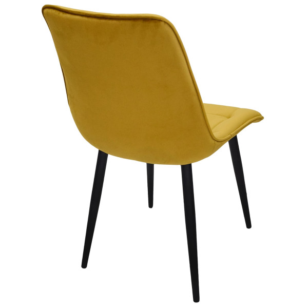 Стілець Intarsio Charlie Карі Велюр-8