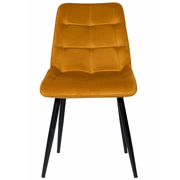 Стілець Intarsio Charlie Карі Велюр-2