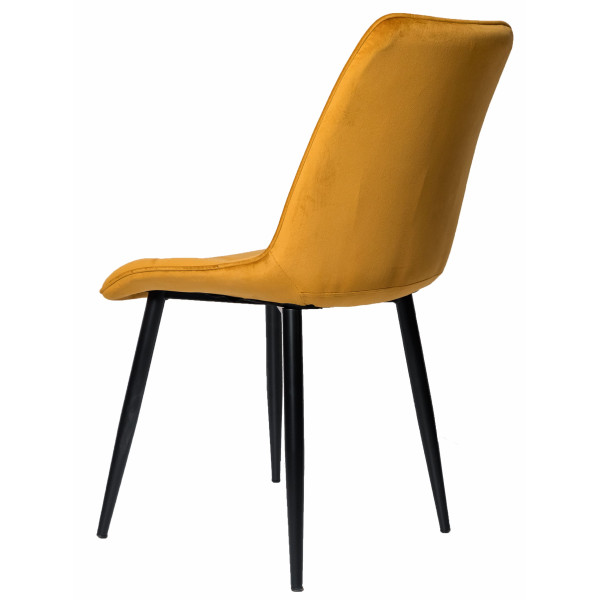 Стілець Intarsio Charlie Карі Велюр-7