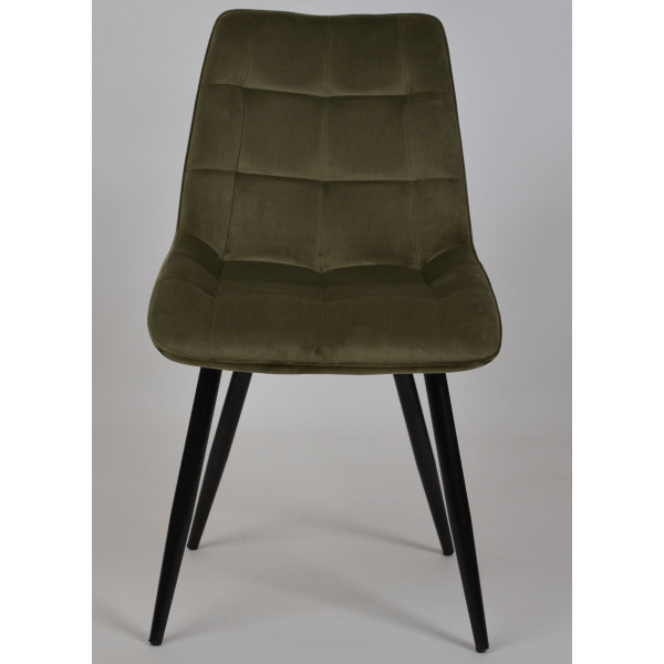 Стул Intarsio Charlie Оливковый Велюр-7
