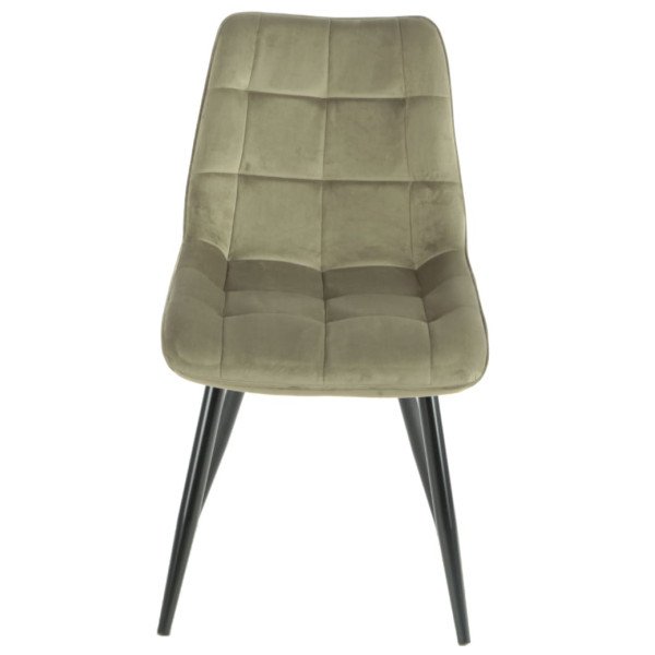 Стул Intarsio Charlie Оливковый Велюр-1