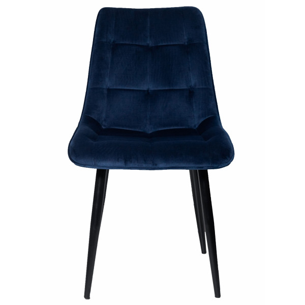Стул Intarsio Charlie Синий Велюр-2