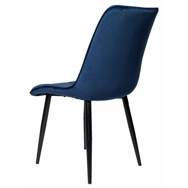 Стул Intarsio Charlie Синий Велюр-6