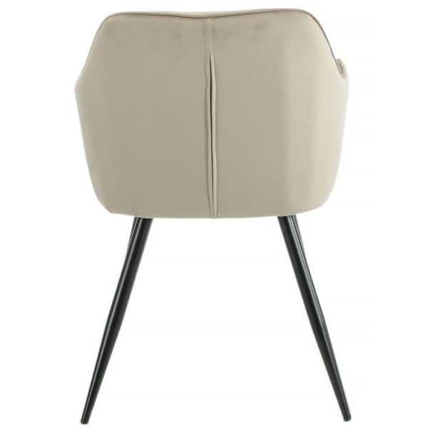 Стул Intarsio Donna Темно-бежевый Велюр-4