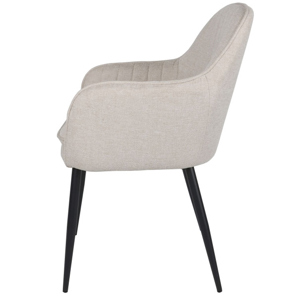 Стілець Intarsio Emily Бежевий Тканина-1