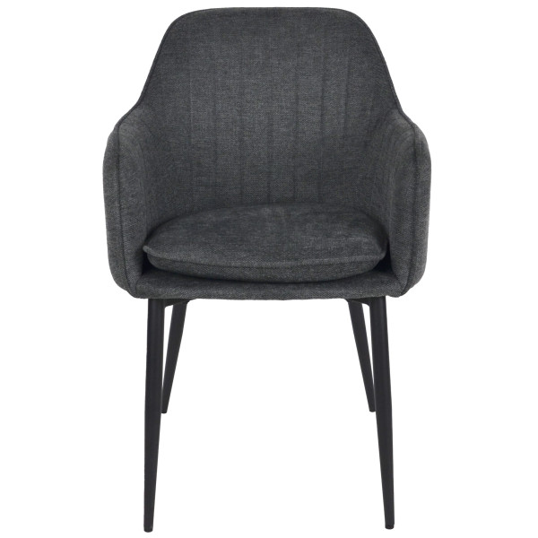 Стілець Intarsio Emily Графіт Тканина-1