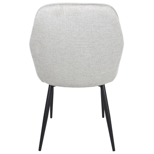 Стул Intarsio Emily Светло-серый Ткань-4