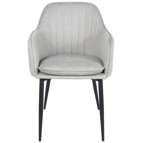 Стул Intarsio Emily Светло-серый Ткань-1