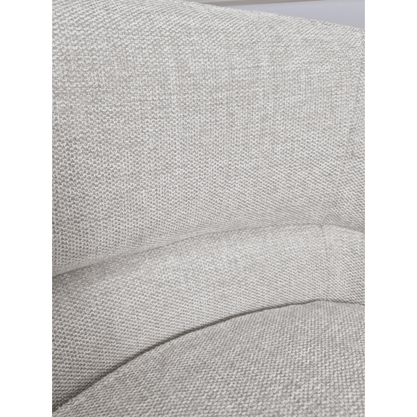 Стул поворотный Intarsio Emma Бежевый Ткань-9