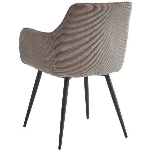 Стул Intarsio Ernest Темно-бежевый Вельвет-6