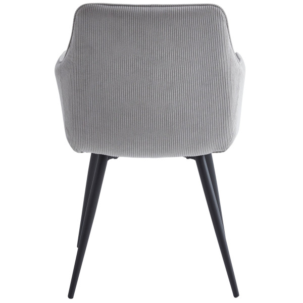 Стул Intarsio Ernest Светло-серый Вельвет-7