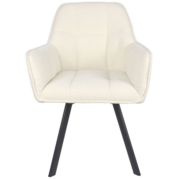 Стул Intarsio Gabriel Белый Ткань-1