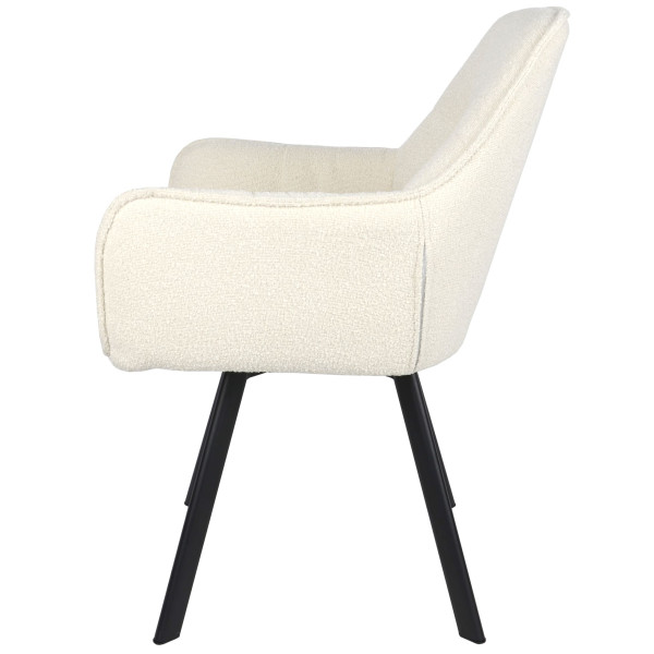 Стул Intarsio Gabriel Белый Ткань-2