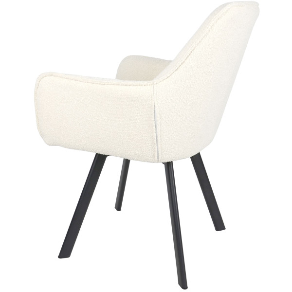 Стул Intarsio Gabriel Белый Ткань-3