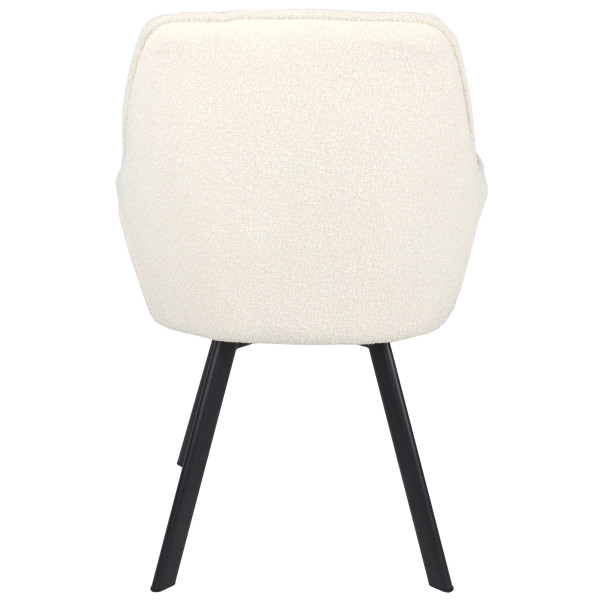 Стул Intarsio Gabriel Белый Ткань-4