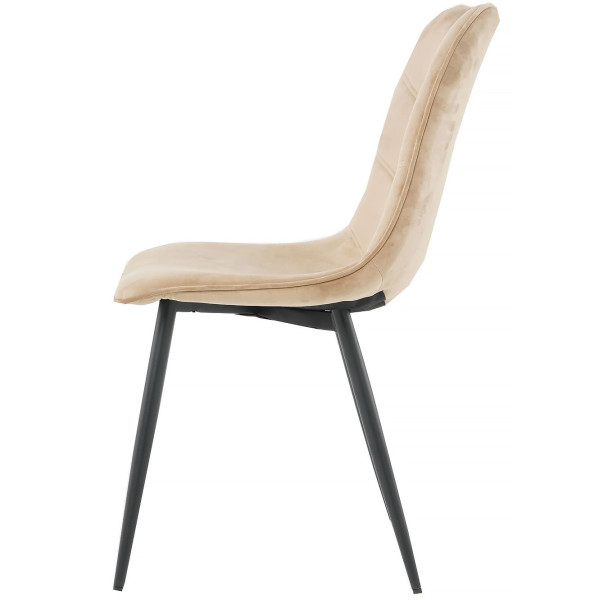 Стілець Intarsio Goopy Бежевий Оксамит-3