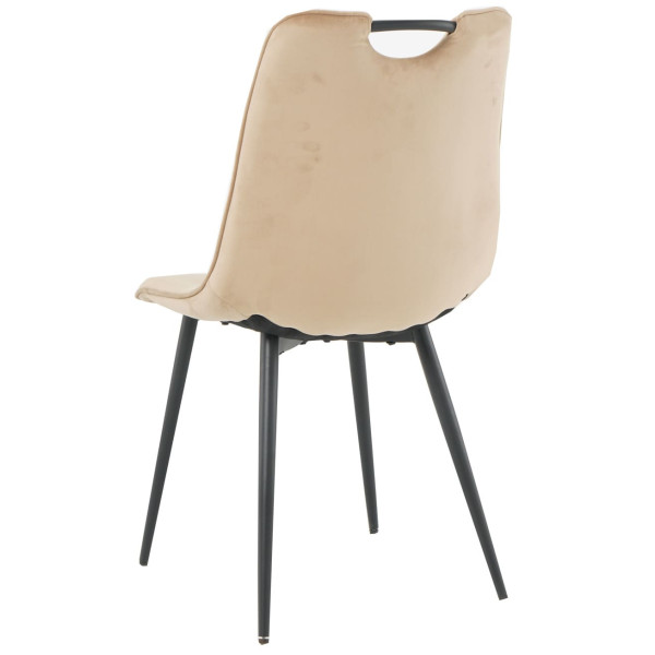 Стілець Intarsio Goopy Бежевий Оксамит-4