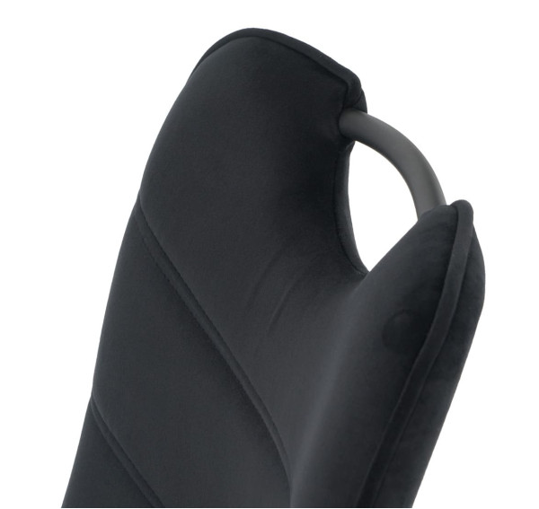 Стул Intarsio Goopy Черный Бархат Стул Intarsio Goopy Черный Бархат-9