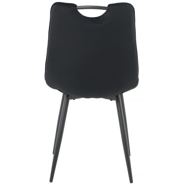 Стул Intarsio Goopy Черный Бархат Стул Intarsio Goopy Черный Бархат-8