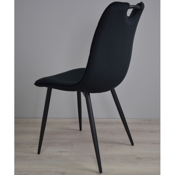 Стул Intarsio Goopy Черный Бархат Стул Intarsio Goopy Черный Бархат-3