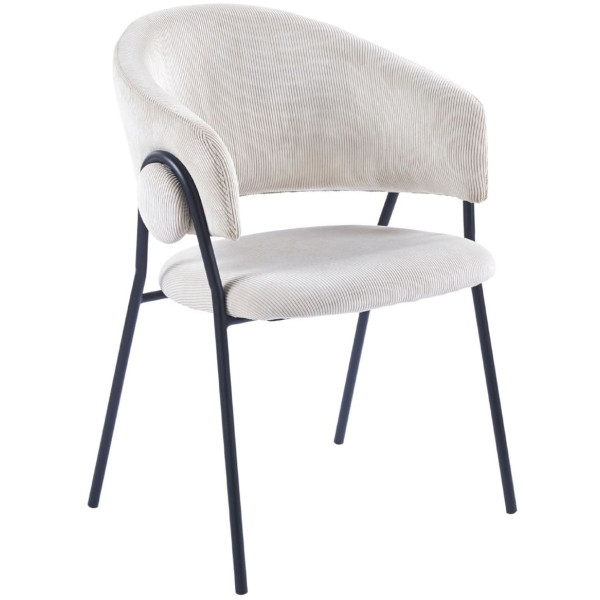 Стілець Intarsio Kay Світло-бежевий Вельвет-0