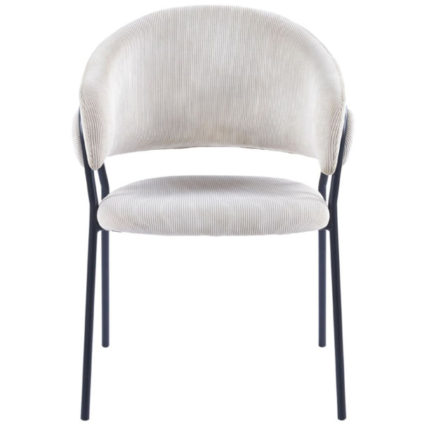 Стілець Intarsio Kay Світло-бежевий Вельвет-1