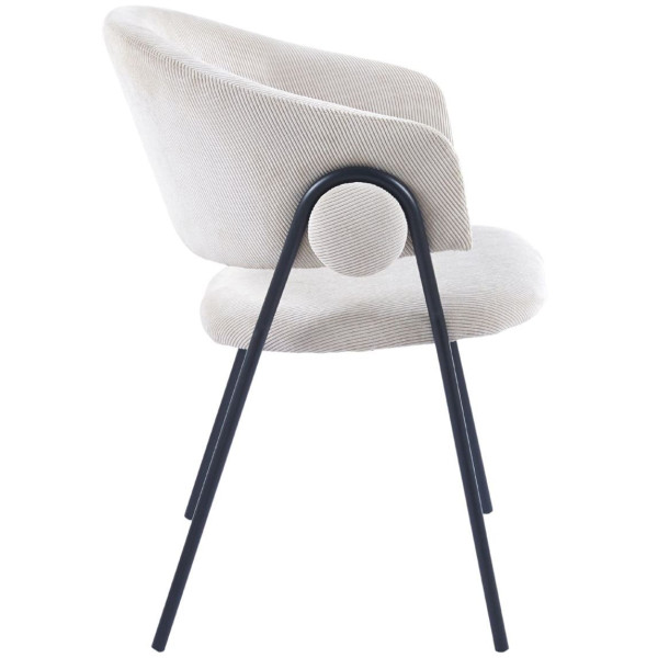 Стілець Intarsio Kay Світло-бежевий Вельвет-2