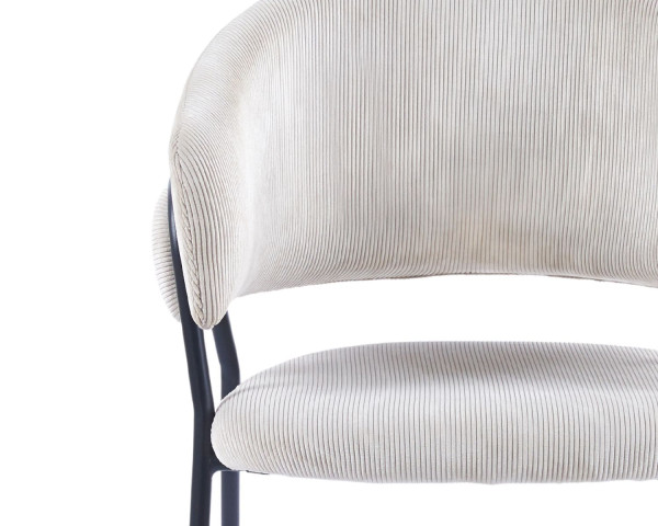 Стілець Intarsio Kay Світло-бежевий Вельвет-4