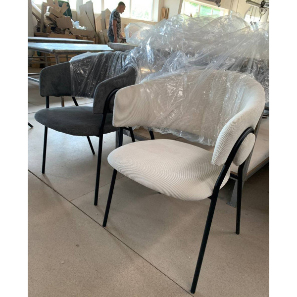 Стілець Intarsio Kay Світло-бежевий Вельвет-5