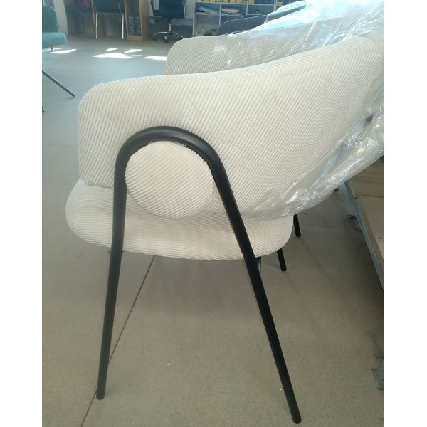 Стілець Intarsio Kay Світло-бежевий Вельвет-6