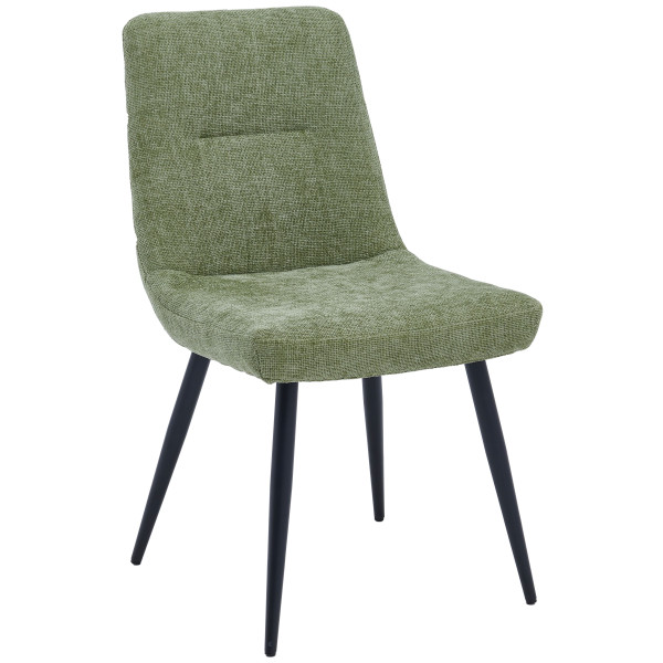 Стілець Intarsio Kiwi Темно-зелений Тканина-0