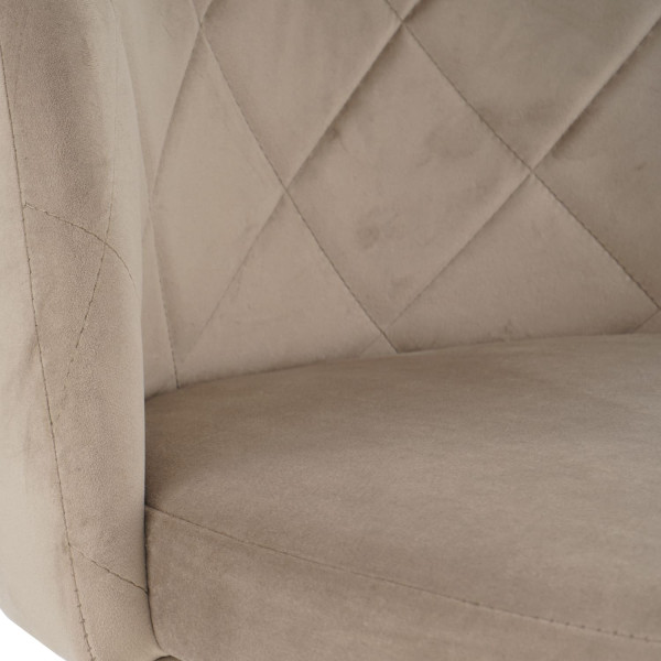 Стул Intarsio Lulu Темно-бежевый Велюр-7