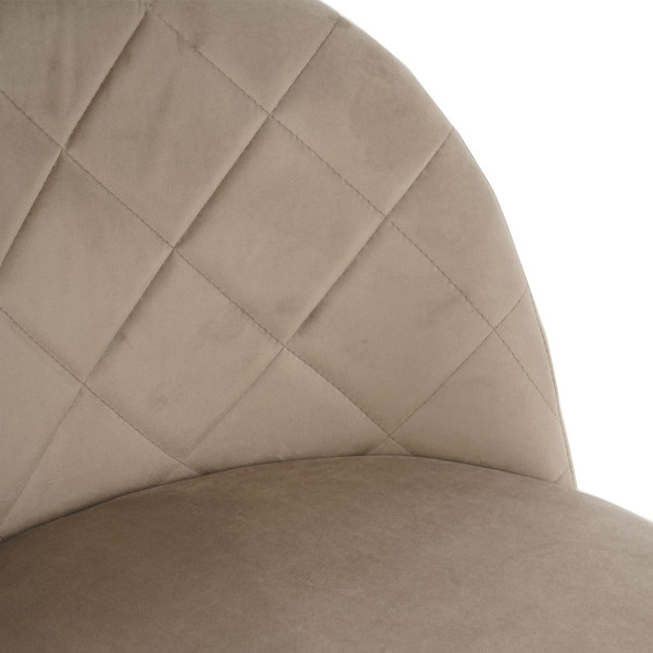 Стул Intarsio Lulu Темно-бежевый Велюр-8