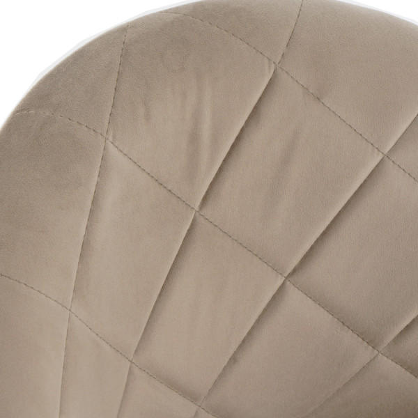 Стул Intarsio Lulu Темно-бежевый Велюр-9