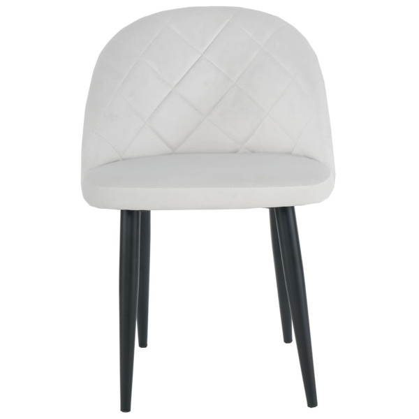 Стілець Intarsio Lulu Світло-сірий Велюр-1