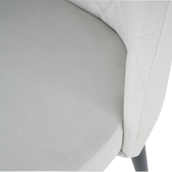 Стілець Intarsio Lulu Світло-сірий Велюр-8